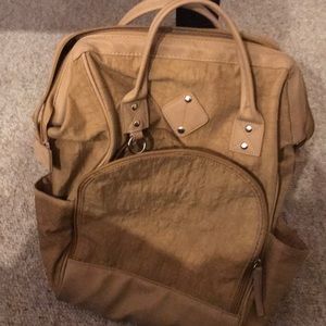 Girls or boys beige backpack